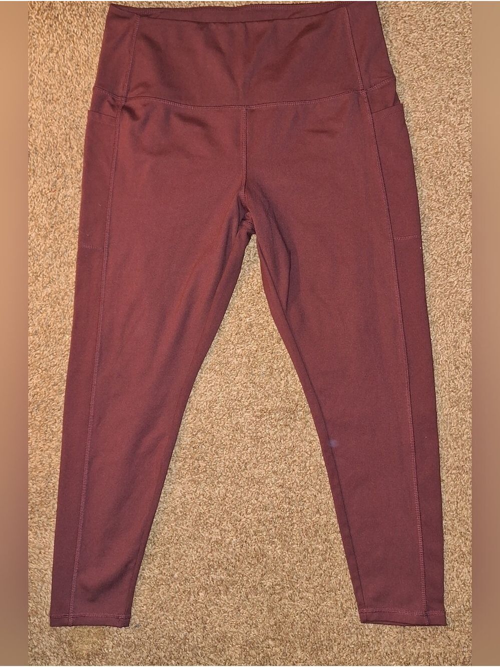 Danskin Purple Burgundy Leggings Pants XL
